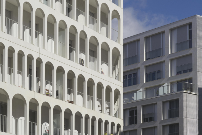 Комплекс социального жилья Arches Boulogne © Julien Lanoo