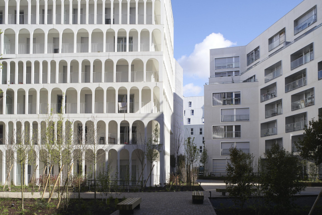 Комплекс социального жилья Arches Boulogne © Julien Lanoo