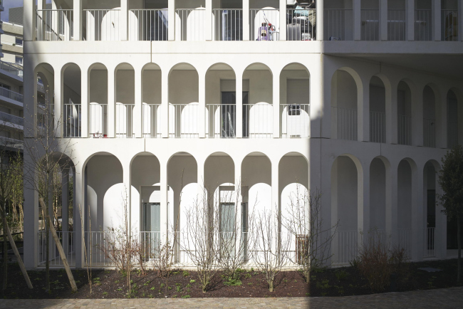 Комплекс социального жилья Arches Boulogne © Julien Lanoo
