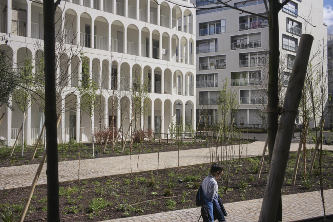 Комплекс социального жилья Arches Boulogne © Julien Lanoo
