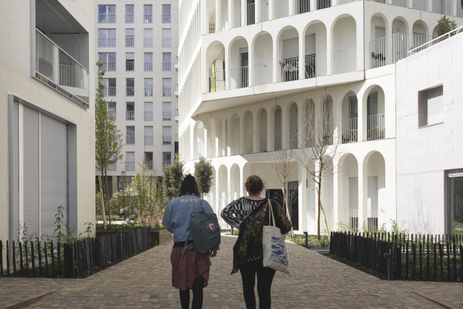 Комплекс социального жилья Arches Boulogne © Julien Lanoo