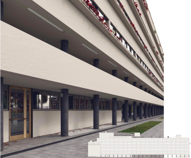 Project of restoration and adaptation of the cultural heritage site "Narkomfin Building" (2015-2017) � Ginsburg Architects