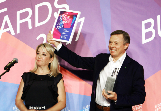 Церемония награждения победителей премии Best Office Awards. Фотография © Дмитрий Павликов