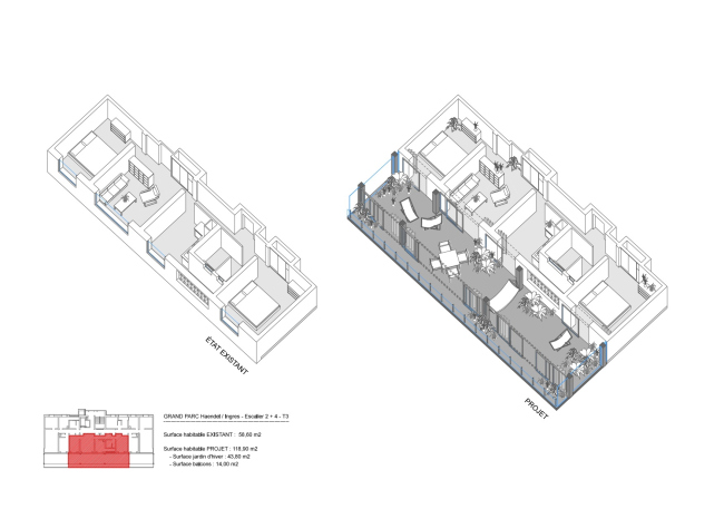 ������������� �������� G, H, I ��������� Cité du Grand Parc � Lacaton & Vassal