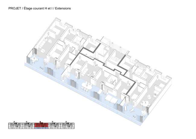 ������������� �������� G, H, I ��������� Cité du Grand Parc � Lacaton & Vassal
