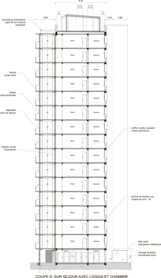 ������������� �������� G, H, I ��������� Cité du Grand Parc � Lacaton & Vassal