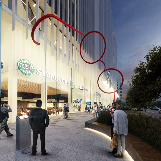 "Academic" business center. Project � UNK project