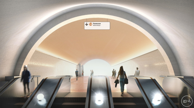 "Rzhevskaya" metro station � Blank Architects