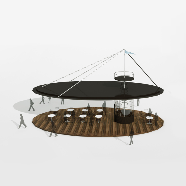 Park of Five Seas. Cafe � Kleinewelt Architekten + Citizenstudio