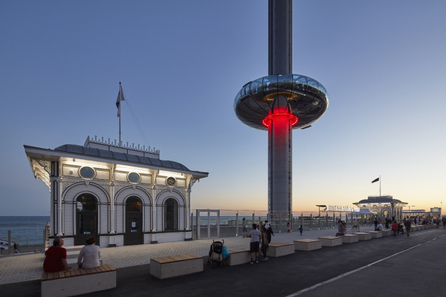   British Airways i360,   . 
Marks Barfield Architects.   Paul  Raftery