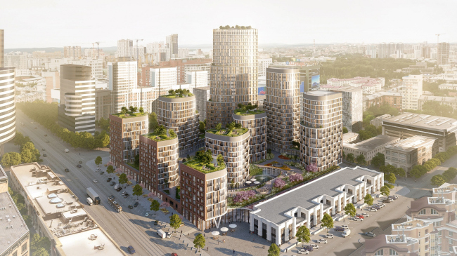 "Forum-City" housing complex � LEVS architecten
