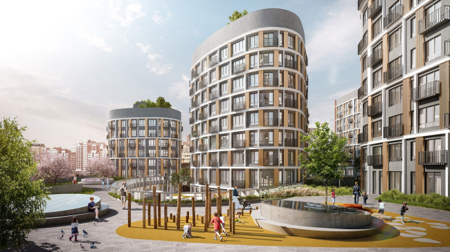 "Forum-City" housing complex  LEVS architecten