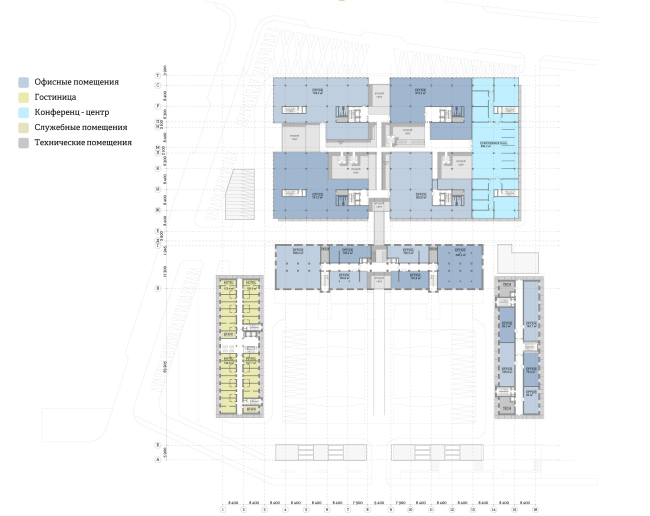 "Yolki-Park" multifuctional complex. Plan of the 3rd floor � The Fourth Dimension