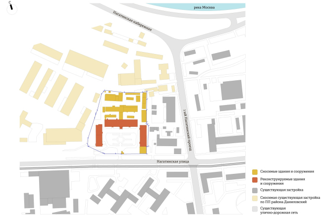 "Yolki-Park" multifuctional complex. Key plan  The Fourth Dimension