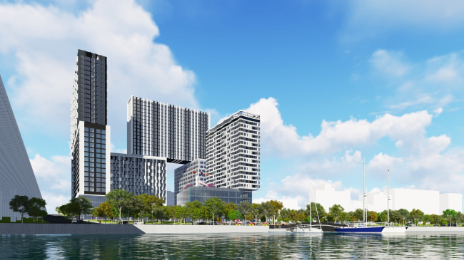 "Kandinsky Bauhaus" residential complex in the area of the Shelepikhinskaya Embankment � UNK project