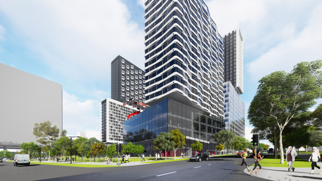 "Kandinsky Bauhaus" residential complex in the area of the Shelepikhinskaya Embankment � UNK project