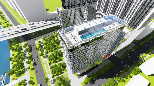 "Kandinsky Bauhaus" residential complex in the area of the Shelepikhinskaya Embankment � UNK project