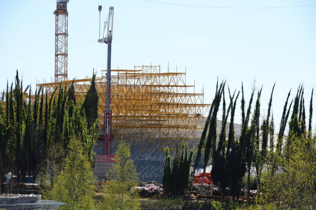 Zaryadye Park. Construction photo  Ilya Ivanov