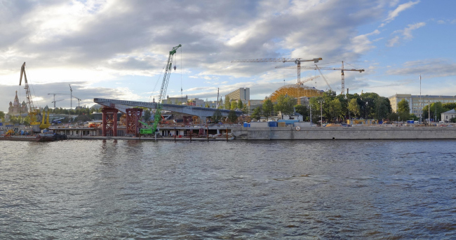 Zaryadye Park. Construction photo � Maria Krylova