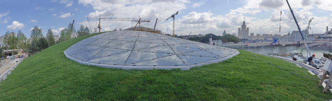 Zaryadye Park. Construction photo � Maria Krylova
