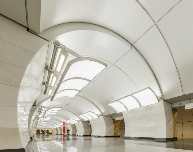 Станция московского метрополитена «Бутырская». Фотография предоставлена Союзом московских архитекторов Станция московского метрополитена «Бутырская». Фотография предоставлена Союзом московских архитекторов