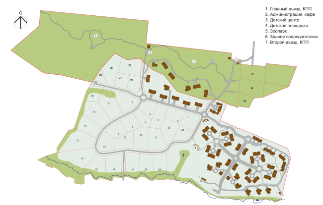 The master plan. Rent-out settlement "Daryino-Uspenskoe" �  Roman Leonidov architectural bureau