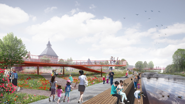 The project of renovating the Tula embankment � WOWHAUS