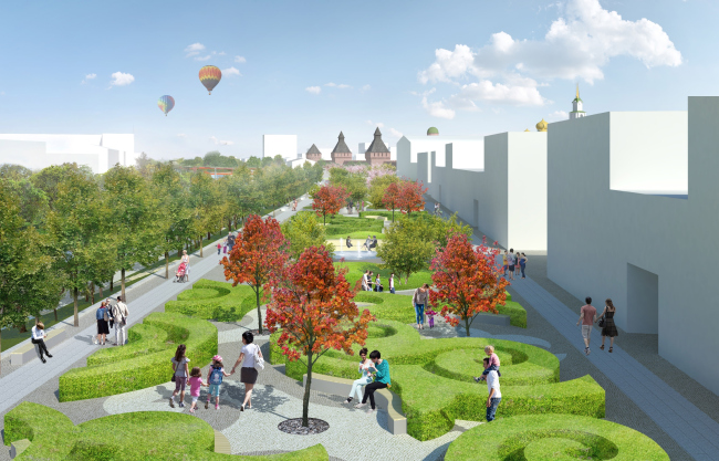 The project of renovating the Tula embankment � WOWHAUS