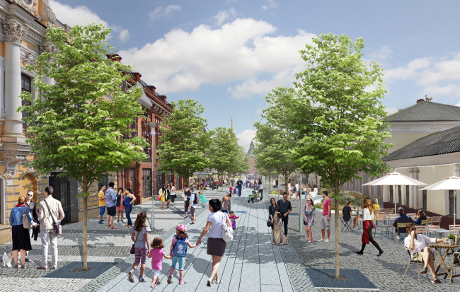 The project of renovating the Tula embankment. The metallistov Street � WOWHAUS