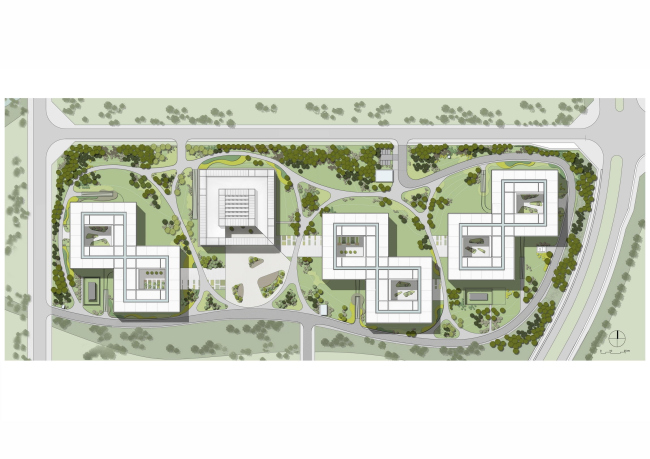 ����� �������������� Huawei Technological Factory � gmp Architekten / RLA Rehwaldt
Landschaftsarchitekten