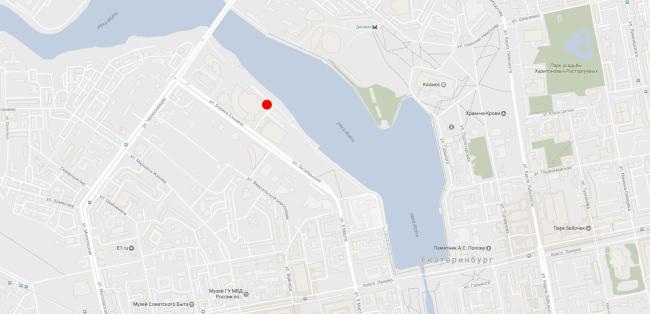 Sandbox of the Yeltsin Center. Location plan � Peter Lyubavin, Ashot Karapetyan