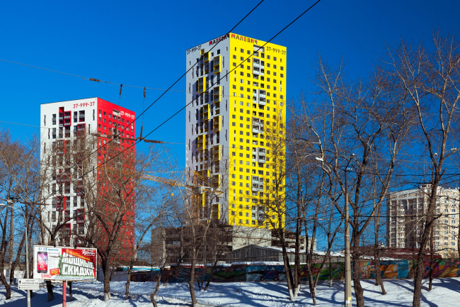 "Malevich" housing complex. OSA. Photograph © Maxim Loskutov