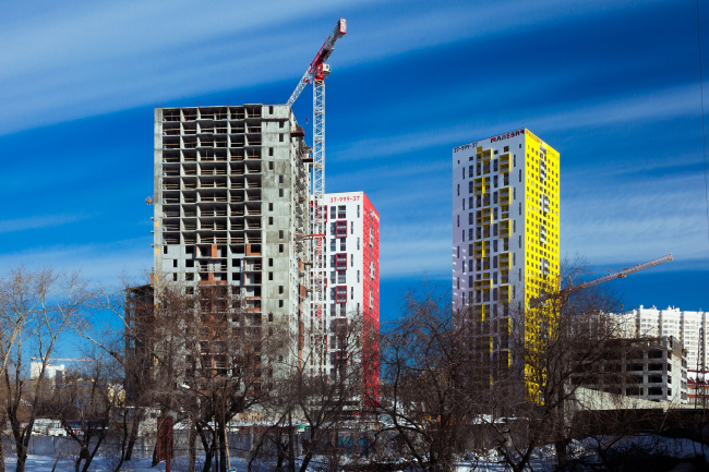 "Malevich" housing complex. OSA. Photograph  Maxim Loskutov