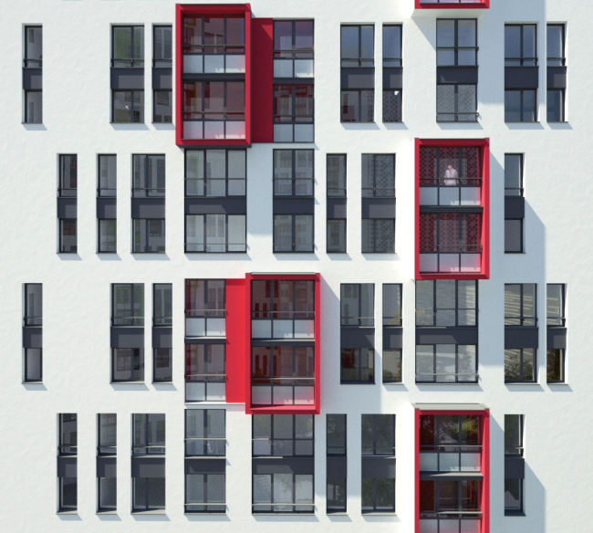 "Malevich" housing complex. OSA. Photograph � Maxim Loskutov