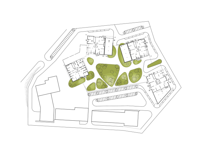 "Malevich" housing complex  OSA architects