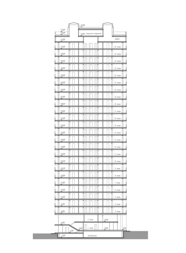 "Malevich" housing complex  OSA architects