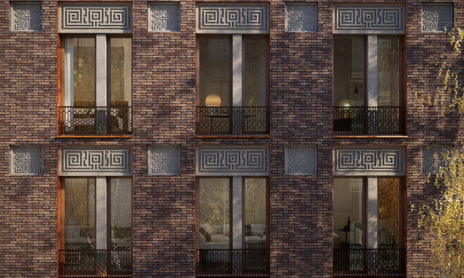 Fragment of the facade � APEX project bureau