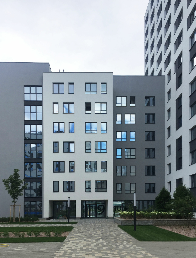 The residential block in "Solnechny" neighborhood  OSAArchitects