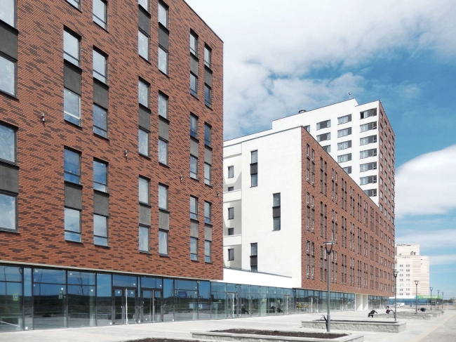 The residential block in "Solnechny" neighborhood � OSAArchitects