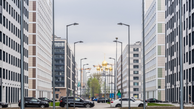 "Tsarskaya Stolitsa" housing complex  Evgeny Gerasimov and Partners