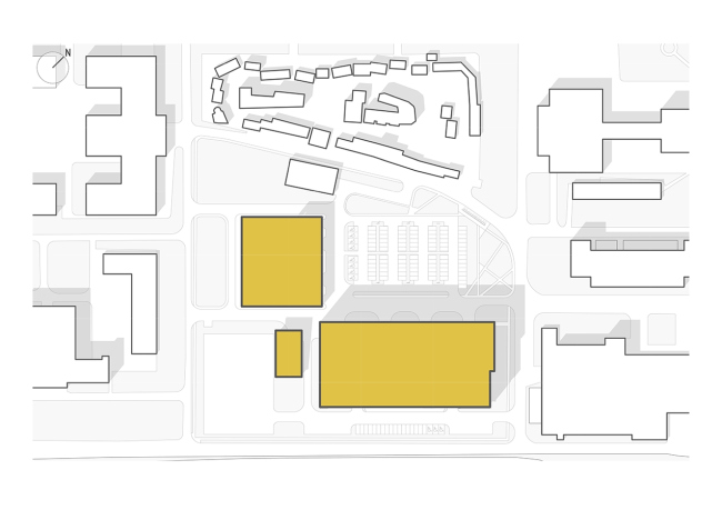 Mosfilm production studio. Master plan  Project bureau APEX