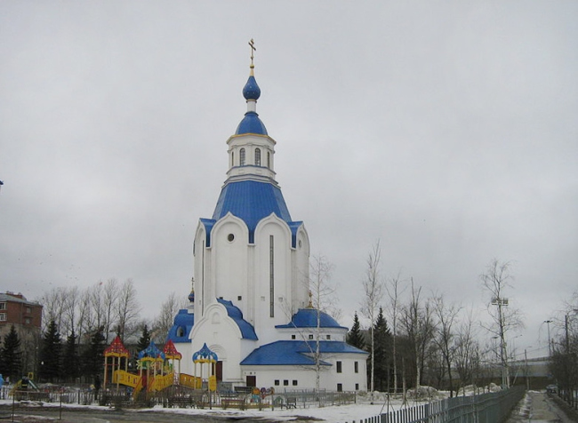 Церковь Воскресения Христова. Фото: Peterburg23 via Wikimedia Commons. Лицензия CC BY-SA 3.0