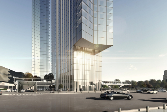 Housing complex with an underground parking garage on the Krasnopresnenskaya Embankment � Sergey Skuratov Architects