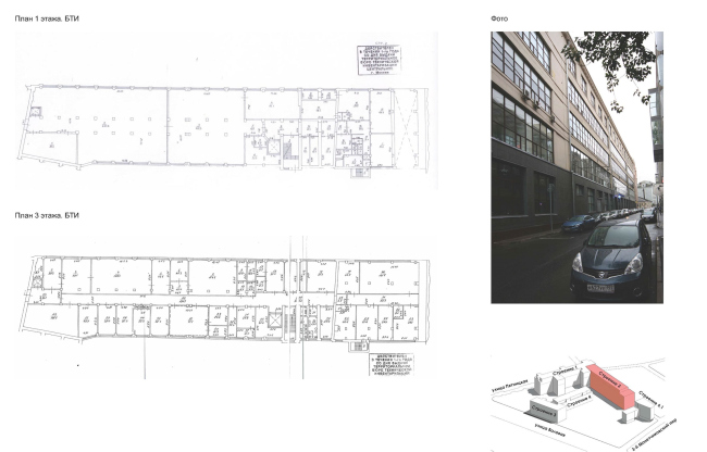 Contest project of renovating the First Exemplary Printing Works. Building 2. Feedstocks and reference materials  ABV Group