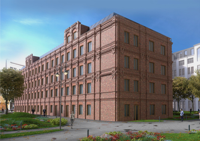 Contest project of renovating the First Exemplary Printing Works. Building 4 � ABV Group