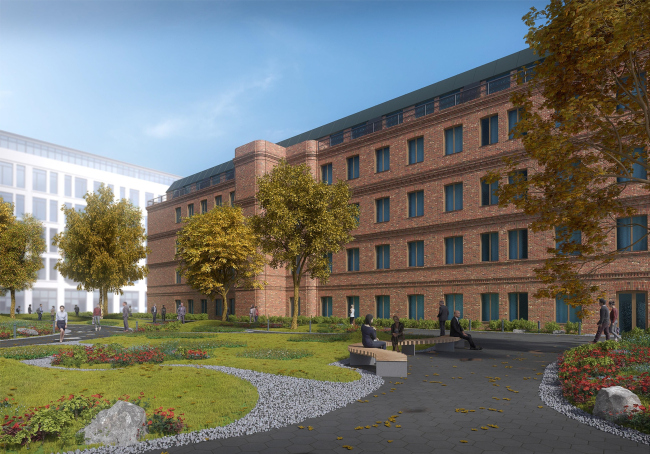 Contest project of renovating the First Exemplary Printing Works. Building 4 � ABV Group