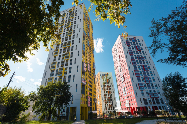 "Malevich" housing complex. OSA. Photograph  Maxim Loskutov