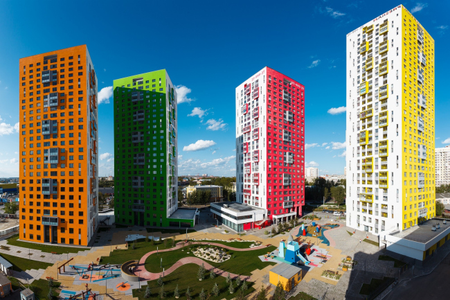 "Malevich" housing complex. OSA. Photograph  Maxim Loskutov