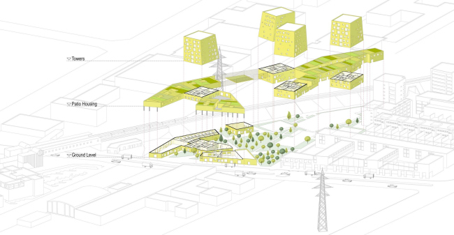 ����� �������� Zitronengelbe Häuser � PLAYstudio + YES studio