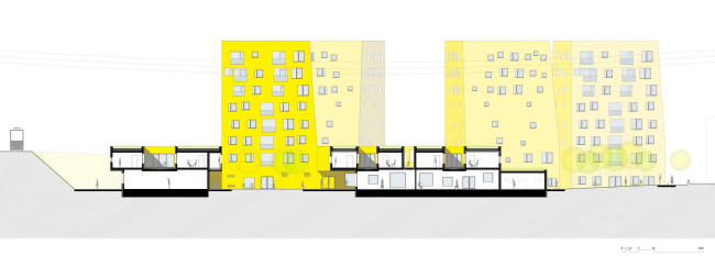 ����� �������� Zitronengelbe Häuser � PLAYstudio + YES studio